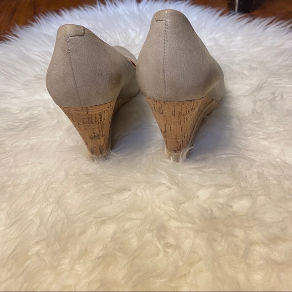 Franco Sarto Suede Cork Wedge - Picture 7 of 7